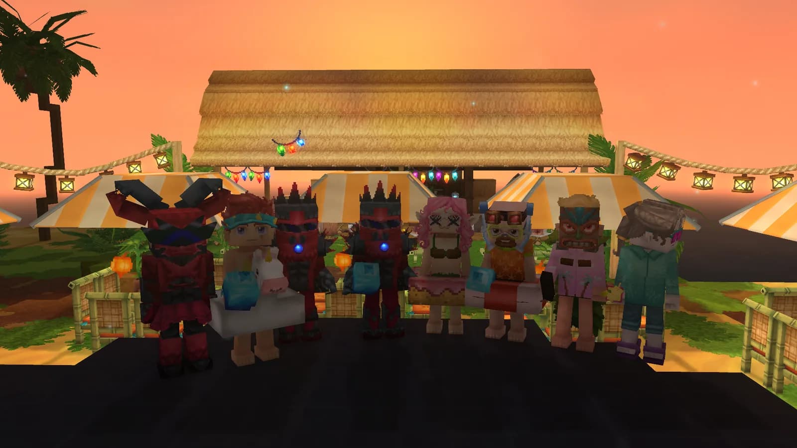 The summer event, down at the beach